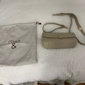 W Concept EE elegance Paris Shoulder Bag, Beige